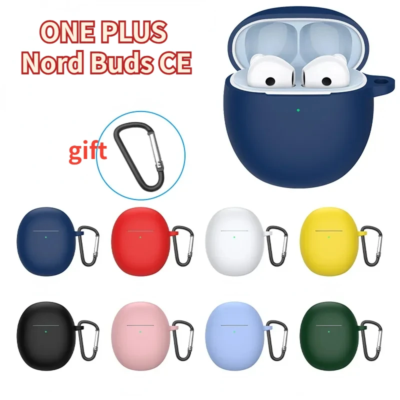 

Suitable for One Plus Nord Buds CE Earphone Cover Shell Shockproof Protect Sleeve Dustproof Case with Hook Earphone Accessories