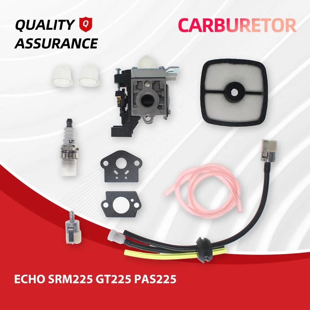 

For Echo SRM225 GT225 PAS225 PE225 SHC225 Trimmer Carburetor Carb Kit Replaces Zama RB-K93 A021001690 Tune Up Set