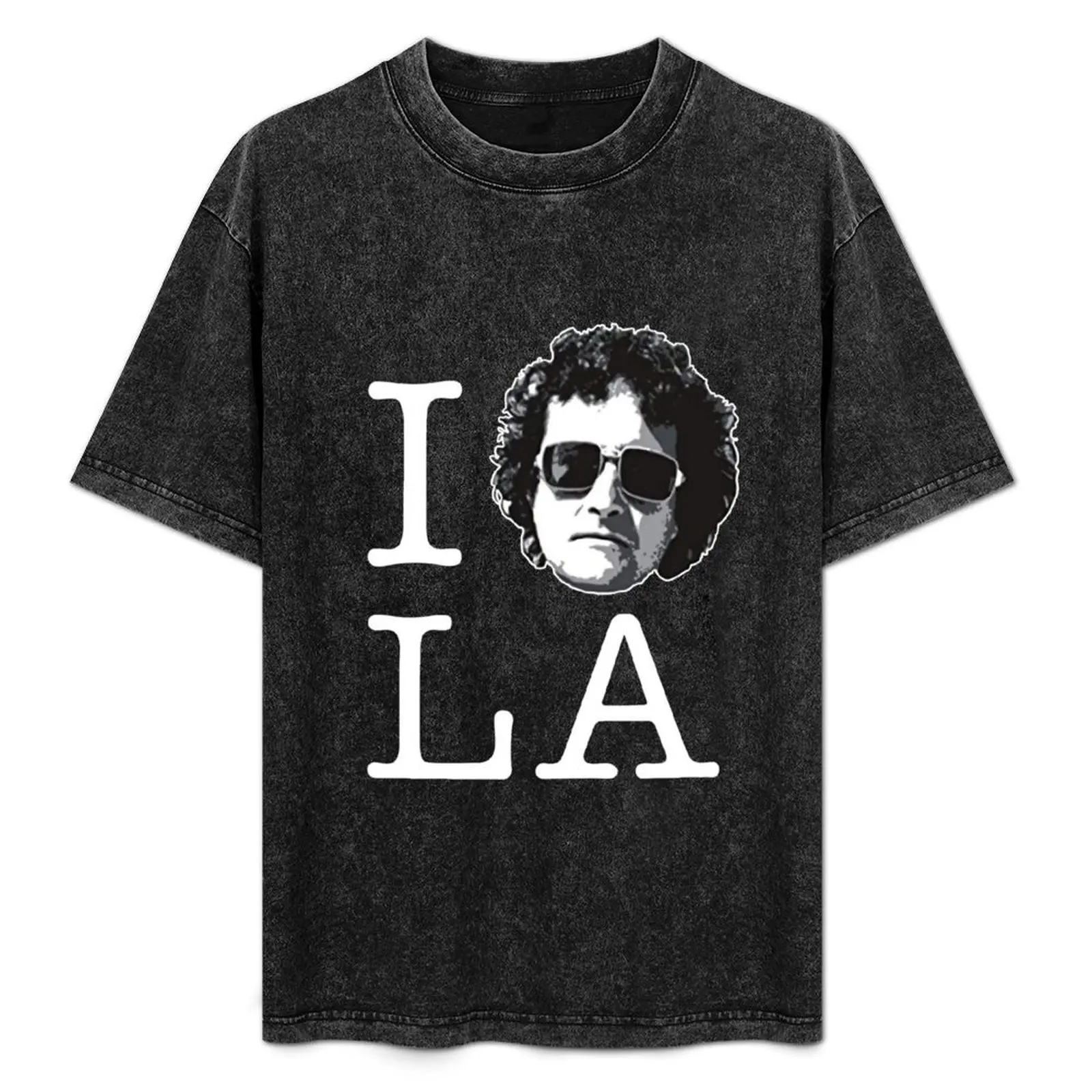 

Randy Newman I Love La Dark On Light 76 Best Vintage T-Shirt Utility Work Short Sleeve Top