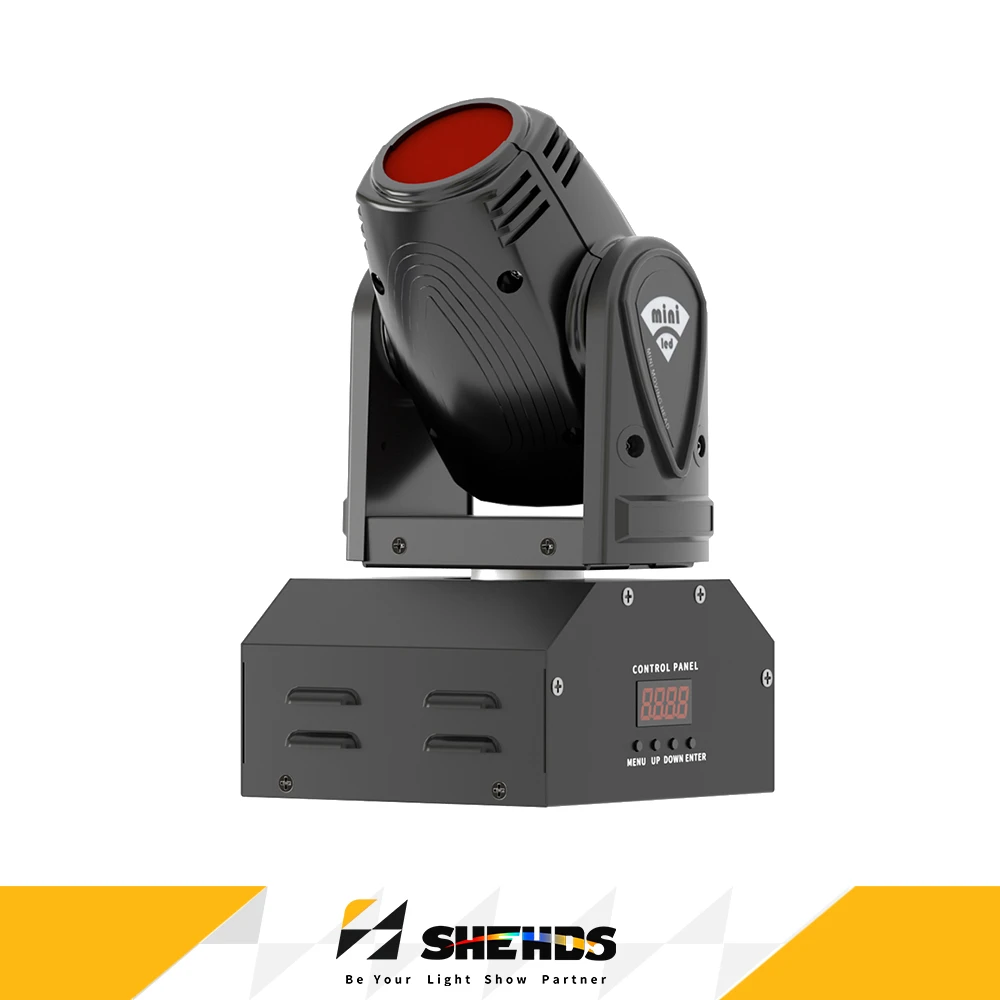 SHEHDS Spot Beam Mini LED 10W Moving Head Light DJ Disco Concert theater Small Show Stage Equipment Professional Stage