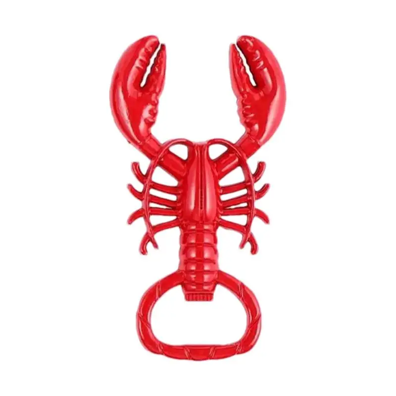 Lobster Corkscrew Bottle Opener Portable Metal Wine Beer Opening Kitchen Tools Accessories Waiter Friends Bar Party Supplies