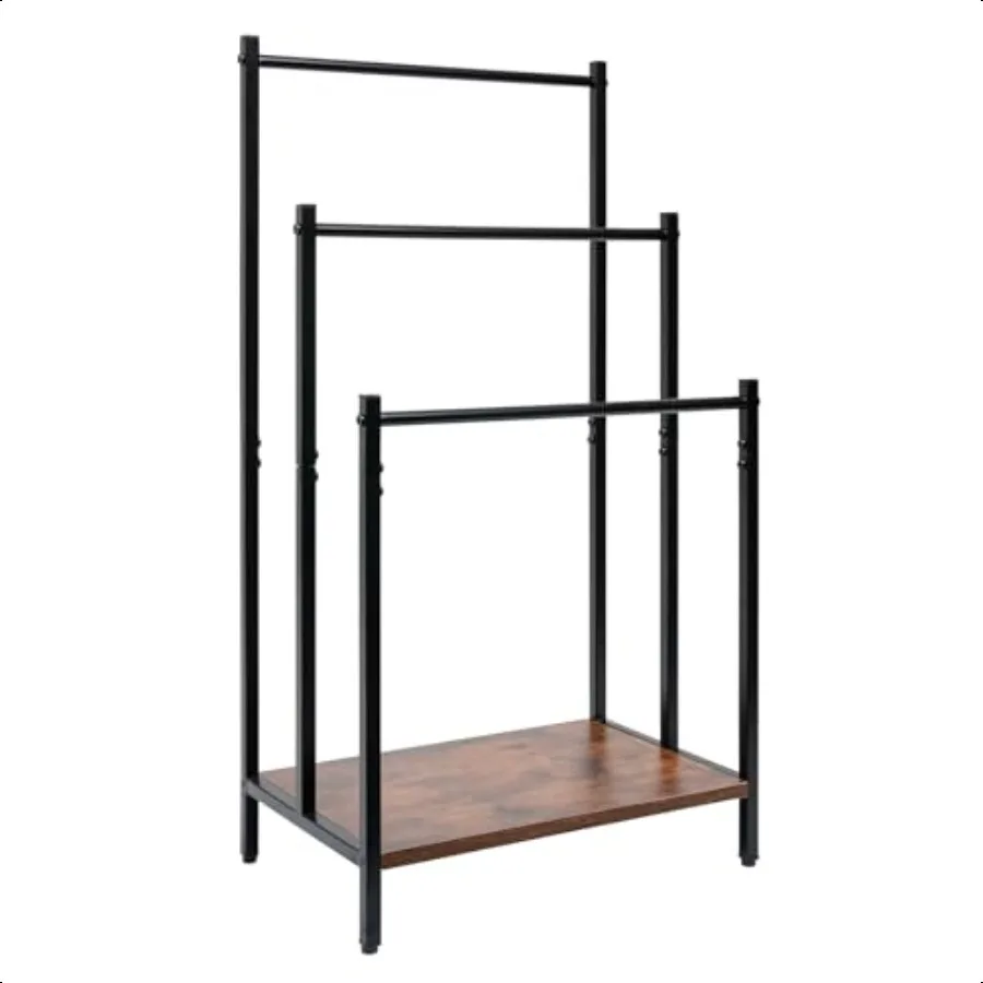 

Towel Racks Blanket Storage for Living Room Drying and Display Rack with Shelf Freestanding Towel Holder for Bath Storage Hand