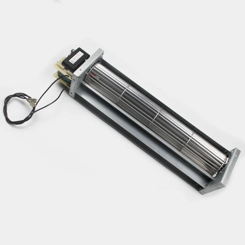 Ventilador de Lareira LONGWELL, Ventilador de Baixo Ruído, Ventilador de Fluxo Cruzado Metálico, Ventilador Tangencial Montado na Parede com Rolamento de Esfera 90