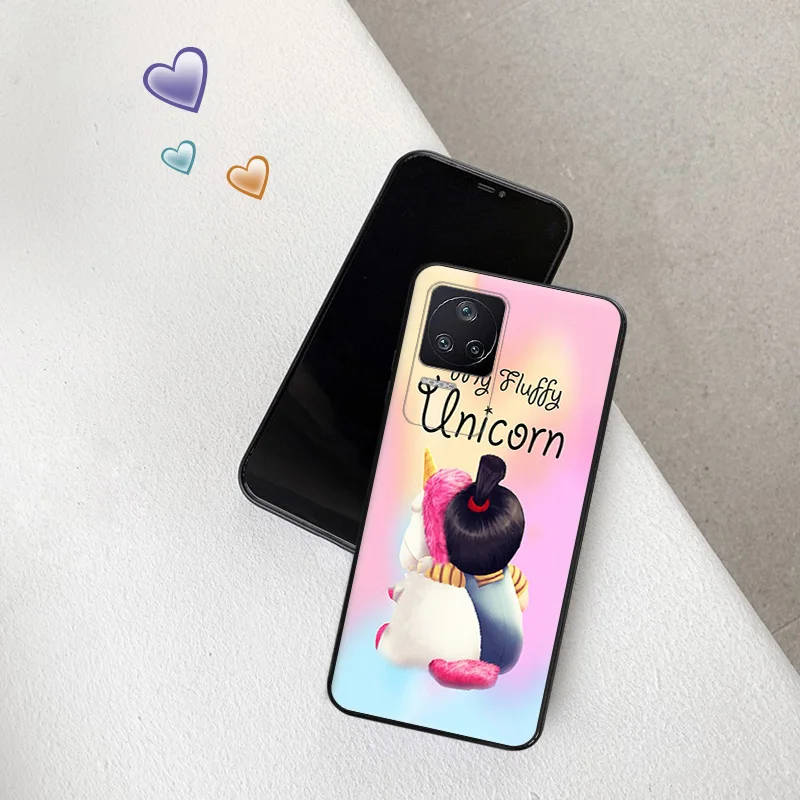 Anti-Drop Soft Phone Case For Xiaomi Poco x5 5G x4 x3 pro f3 gt f4 f5 m5 m4 m3 c40 c50 c51 Fashion My Fluffy Unicorn Agnes Cover