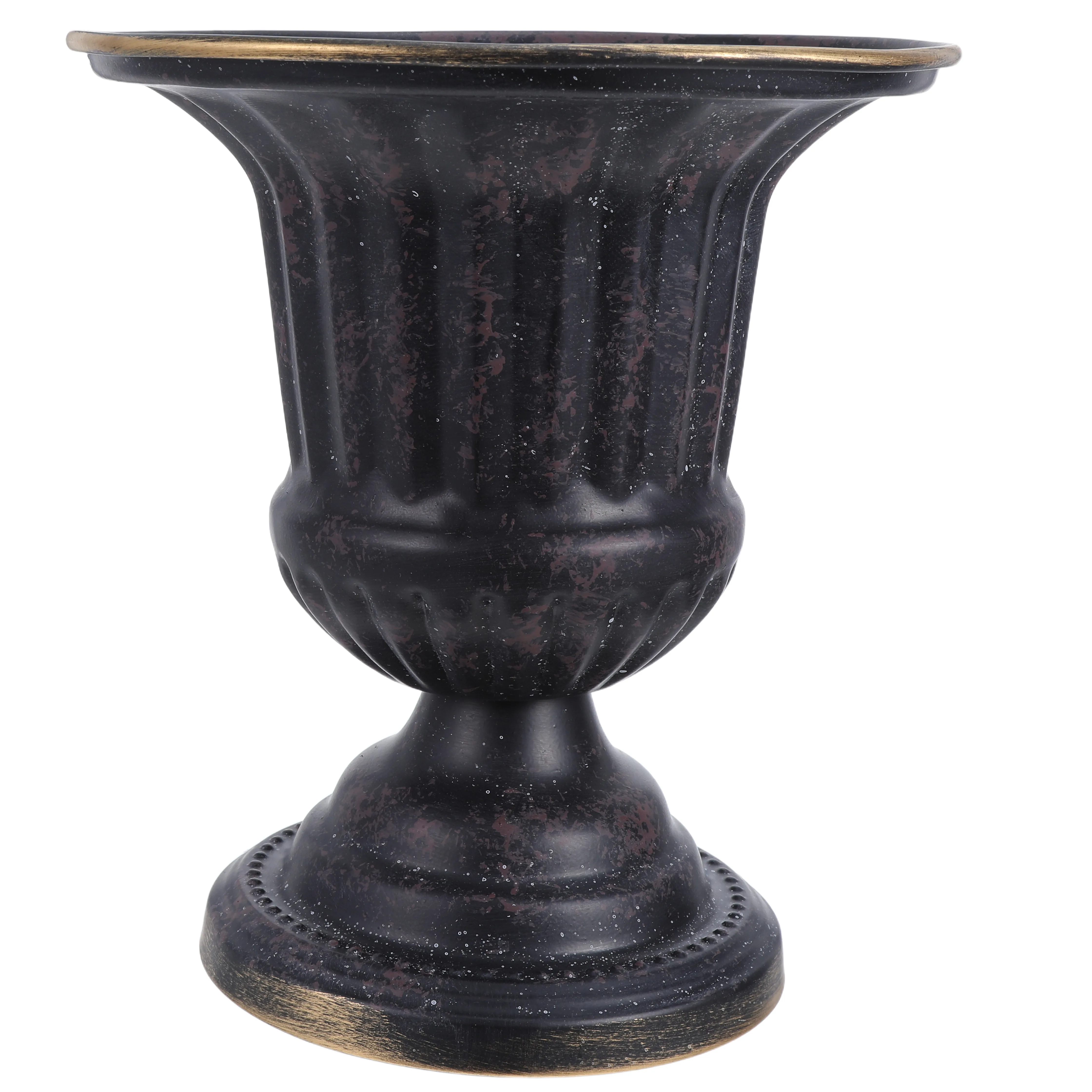 

Iron Flower Pot Vintage Rustic Urn Planter For Dried Flowers Wedding Home Decor Metal Vase Table Centerpiece Floral