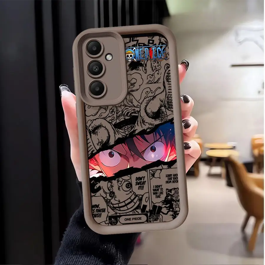 Phone Cover Case for Samsung Galaxy A05 A20 A04 A17 A06 A15 A16 A11 A12 A07 A14 A50 A13 A30 Cool Anime Ones Pieces