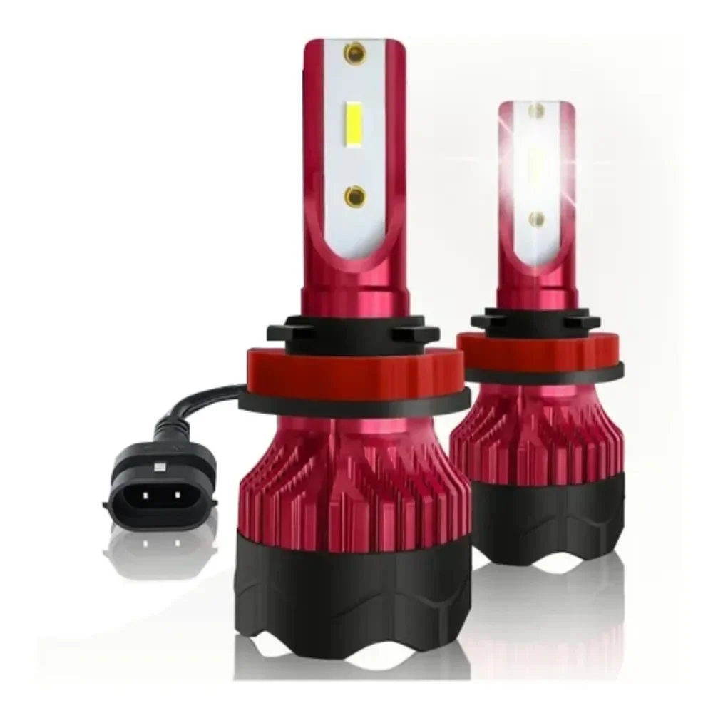 High-Quality Car Fog Light Bulb H8 H9 H11 LED Headlight Bulbs, 60W 6500K 14000lm, Canbus Included, Universal Fit Lamps