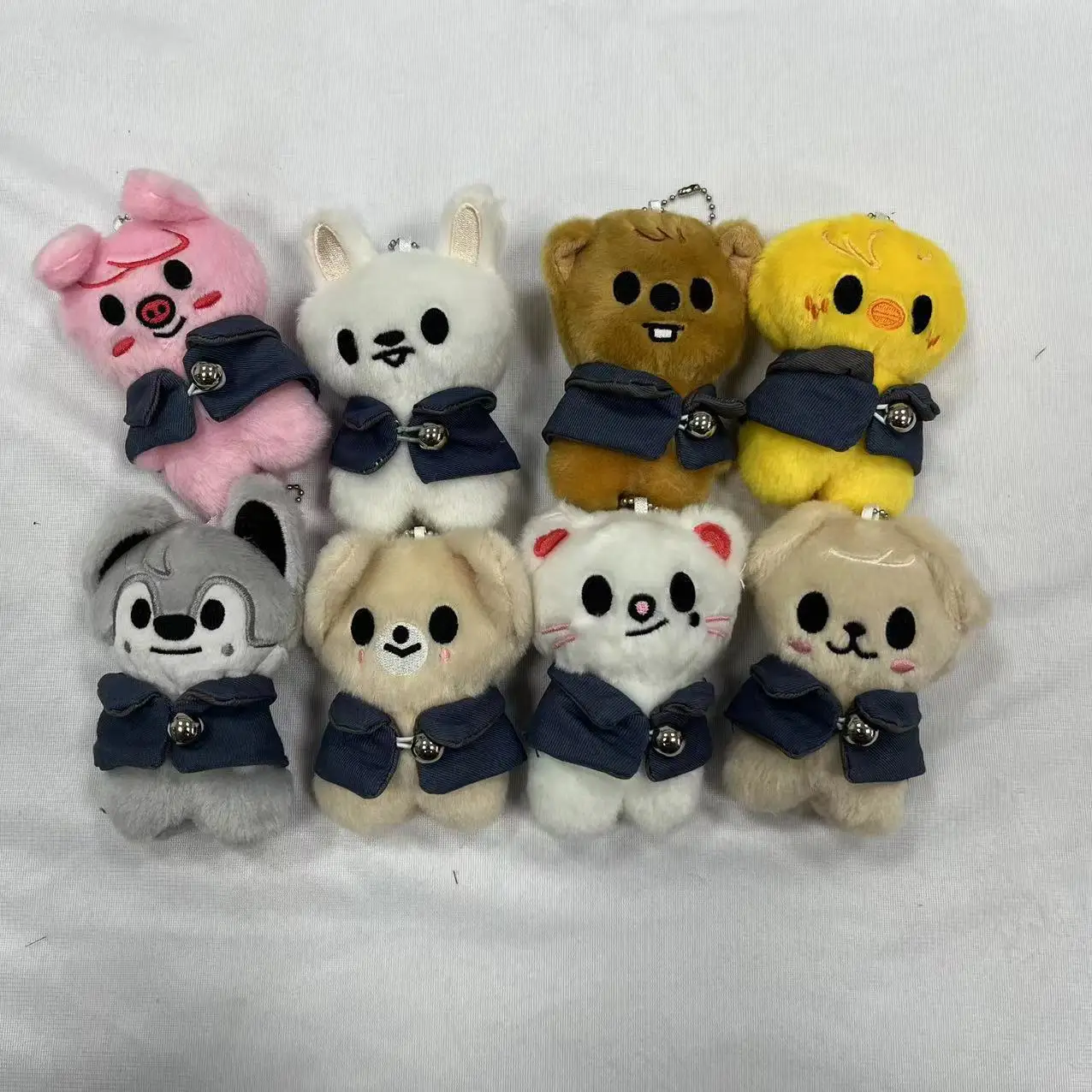 10 cm Str-ay Animal Verdwaalde Knuffel Sleutelhanger Zachte Pluche Kamer Decoratie Rugzak Hanger Vrienden Kids Geschenken