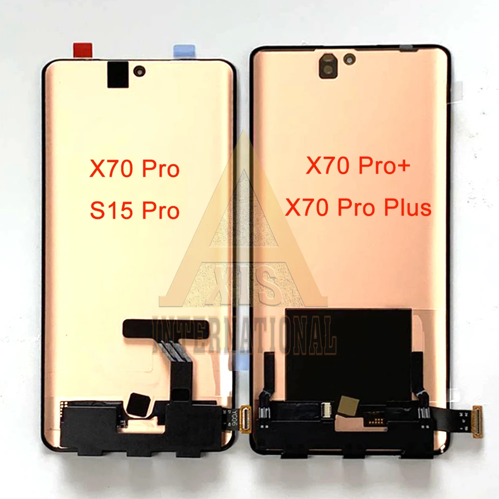 Original Amoled For Vivo X60 Pro X70 Pro X70 Pro+ Plus V2145A LCD Display Screen Touch Panel For Vivo X80 V2144  LCD X80 Pro