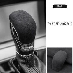 Auto Pookknop Cover Protector Decals Versieringen Stickers Voor Mg MG6 2017-2019 Suède Lnterior Auto Accessoires