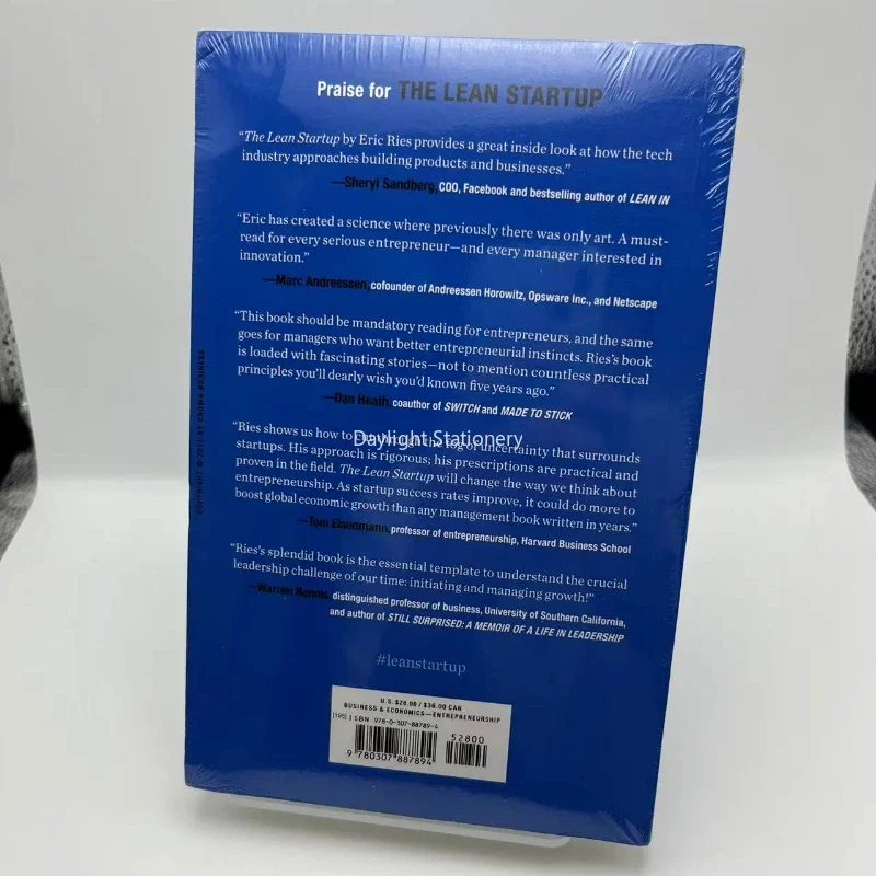 The Lean Startup By Eric Ries Growth Mindset Startups Growth Thinking Books for New Ventures Business English Guide Book