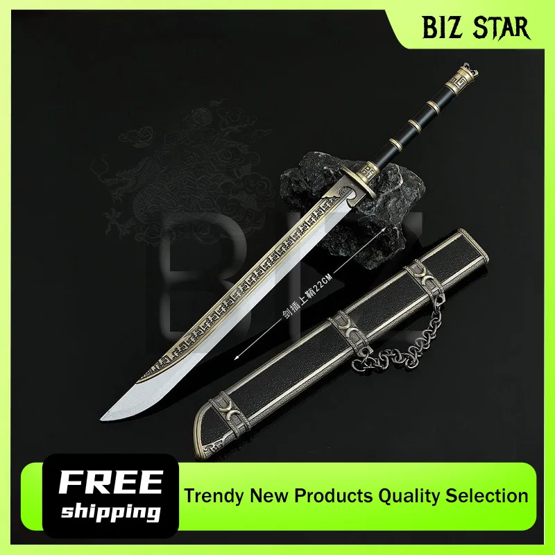 22 cm/8,66 pollici Novoland: Pearl Eclipse TV Periferiche Coltelli grandi Artigianato in metallo Modello giocattolo Arma Ornamenti Collezione Display da tavolo