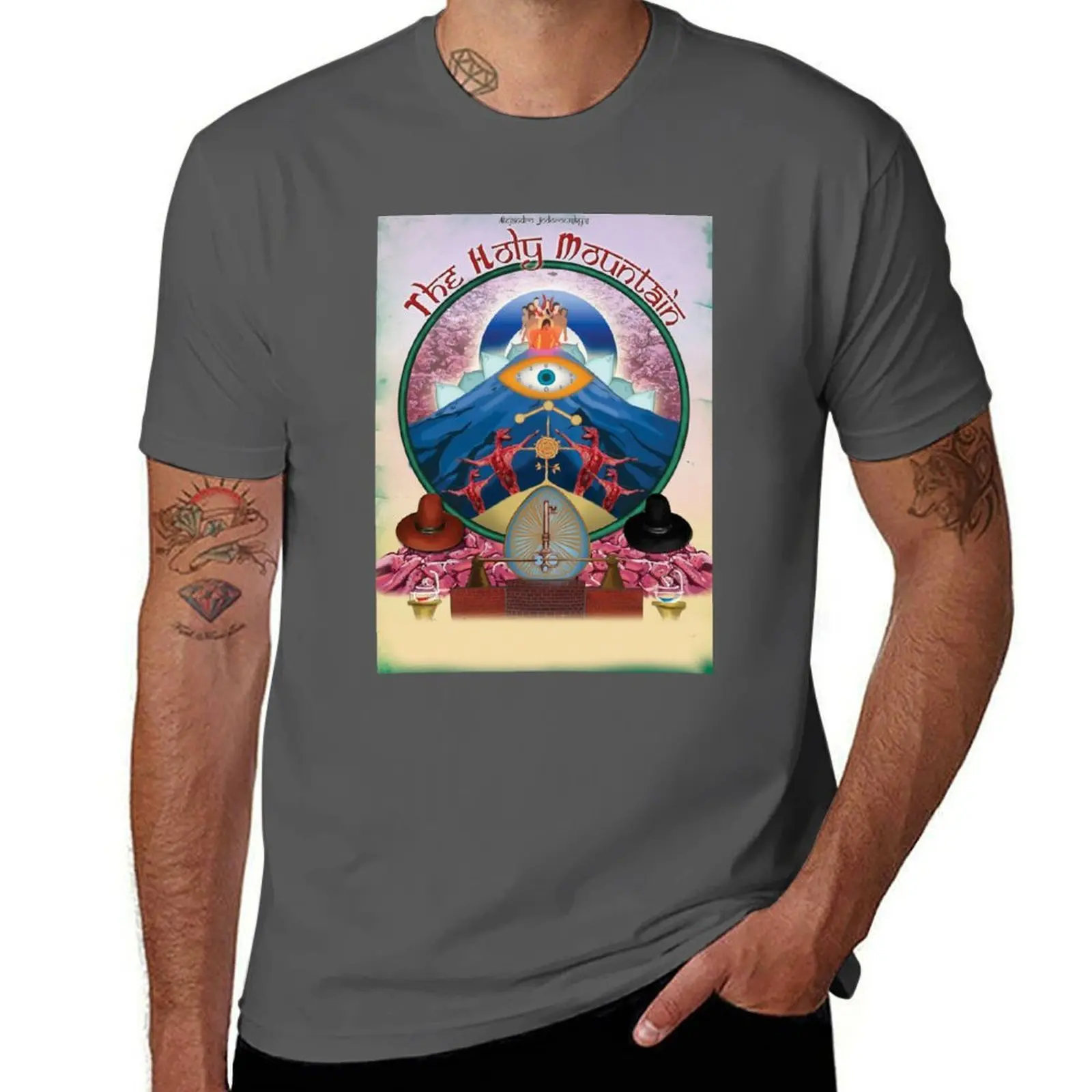 The Holy Mountain - 1973 Jodorowsky Film T-Shirt Regular Fit Plain Tee Shirt