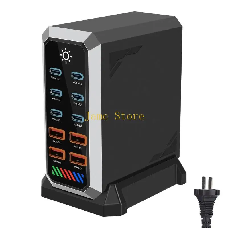 LX0B Intelligent 660W Chargers Auto Adjust Charging Power For Multiple Devices Efficient