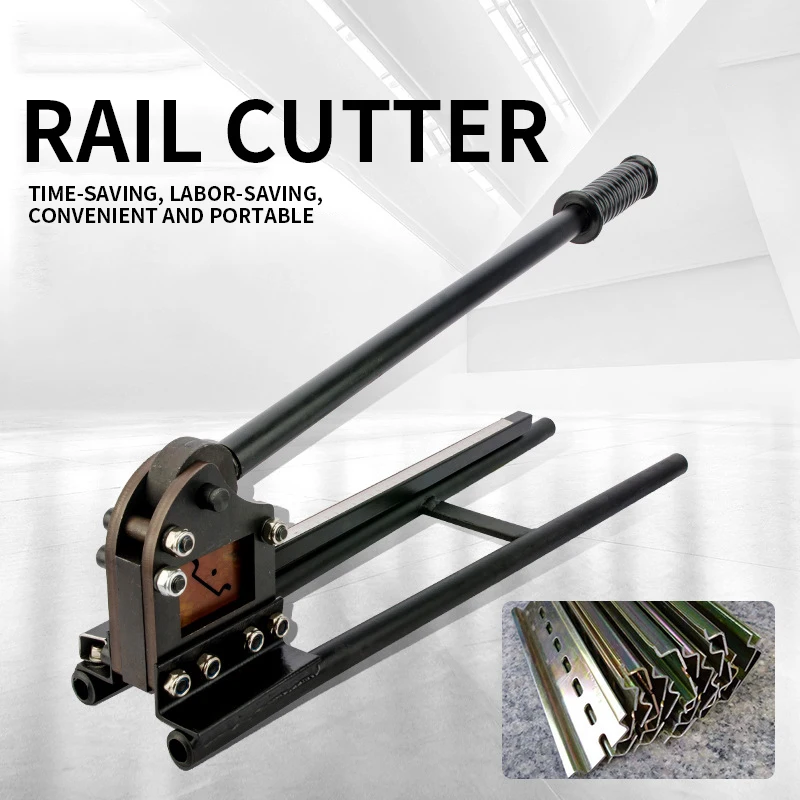 Guide Rail Cutting machine DC-35 Copper Plate Cutting machine Iron Aluminum Track Cutting Guide Rail Manual Scissors