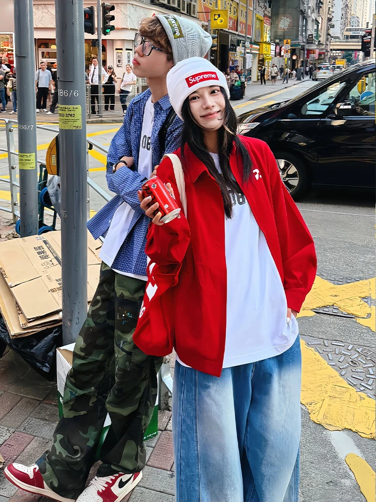 

Red Jaet, ранняя осень, новинка Sle ex Long Sve, молния, украшенная против морщин, весна-осень, модная бассеба...