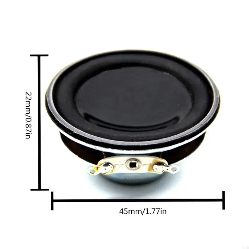 G6DD 45mm 4ohm 5W 휴대용 스피커 전체 레지던아 스피커 금속 스피커 45mm 홈 DIY 내부 자기 스피커