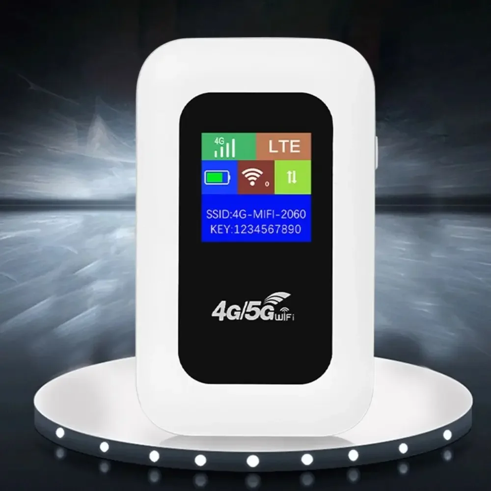 2100mAh 4G LTE 핫스팟 라우터 150Mbps SIM 카드 슬롯 포함 포켓 모바일 핫스팟 미니 포켓 와이파이 가정 사무실 RV 여행 온라인용