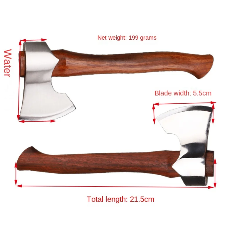 New Mini Medium Open Mountain Axe Camping Fishing Survival Axe Outdoor Home Collection Gift Small Hand Axe