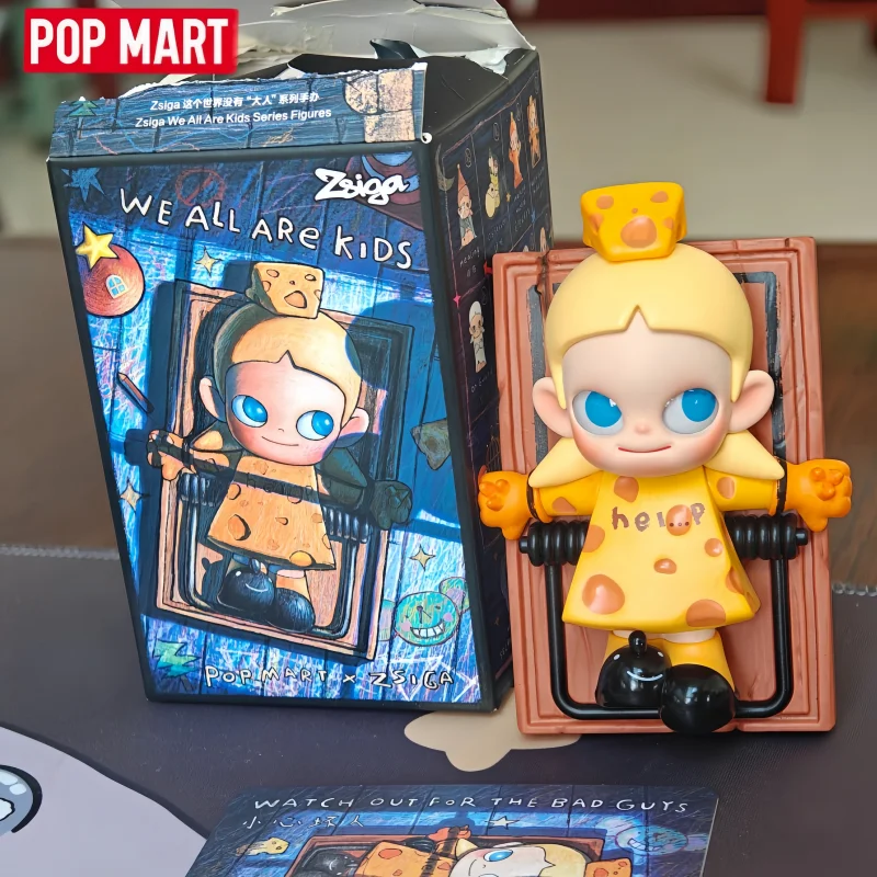 

New POP MART Zsiga We All Are Kids Series Blind Box Mystery Box Caixa Sorpresa Girls Anime Figures Model Girl Boy Birthday Gifts