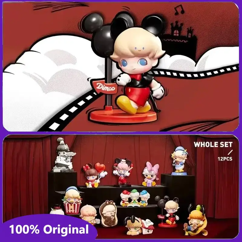 

100% Original Dimoo World X Disney Series Blind Box Guess Bag Original Toys Doll Cute Action Figure Desktop Ornaments Collection