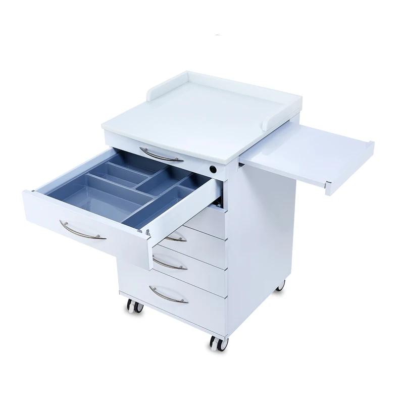 Mobile Medical Dental Rolling Cabinet Trolley Hospital Clinic Dentist Dental Cabinet