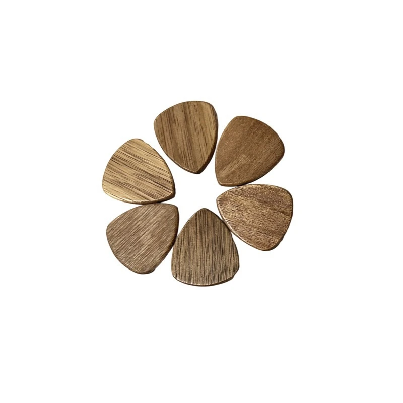 Gitarrenplektren aus Massivholz: Koa-Holz, Rosenholz, Sapele-Holz, Universelles Instrumentenzubehör – Detail 8