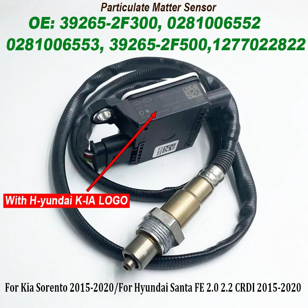 39265-2F300 39265-2F500 PM Diesel Exhaust Particulate Sensor 392652F300 0281006552 0281006553 For KIA SORENTO Hyundai SANTA FE