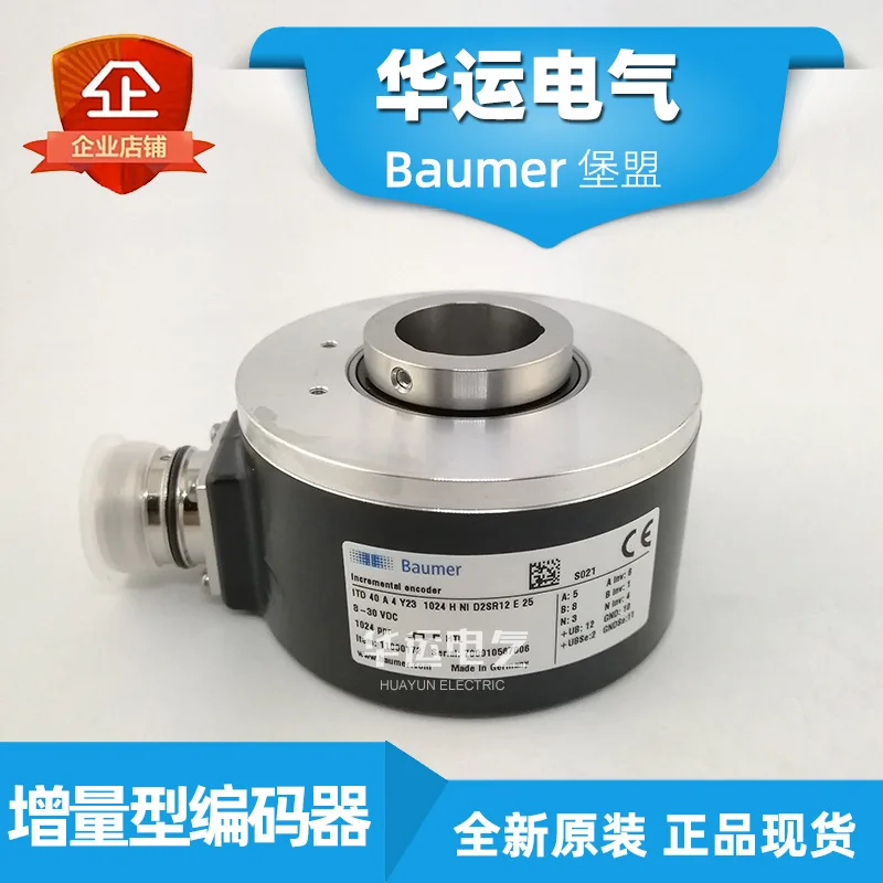 

2025 ITD 40 A 4 Y23 1024 H NI D2SR12 E 25 Инкрементальный энкодер Baumer