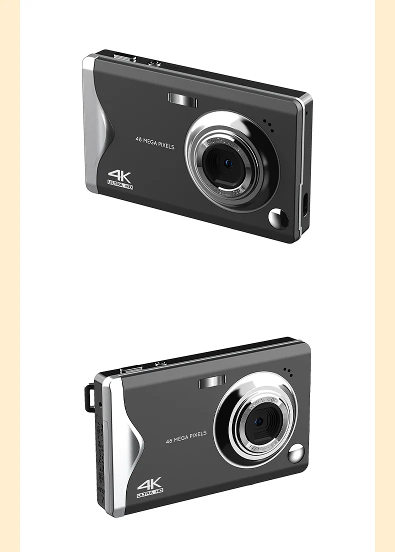 4K High-Definition 3-Inch Iarge Scherm Autofocus, Lichtgewicht 16x High-Definition Entry-Ievel Digitale Camera, Opnames Maken