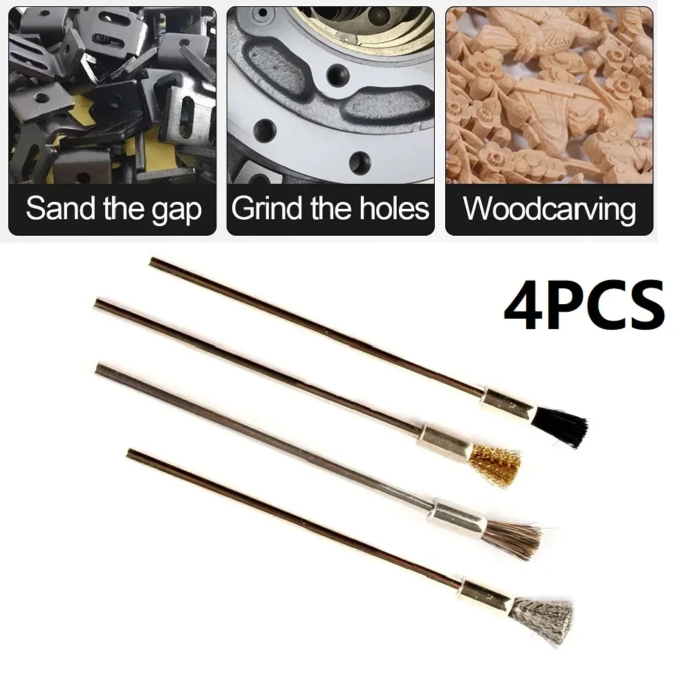 Steel Wire Wheel Brush Rotary Tool Polishing Brush Home Rust Cleaning Tool 100mm Drill Rotary Tools Metal Rust Removal Polishing