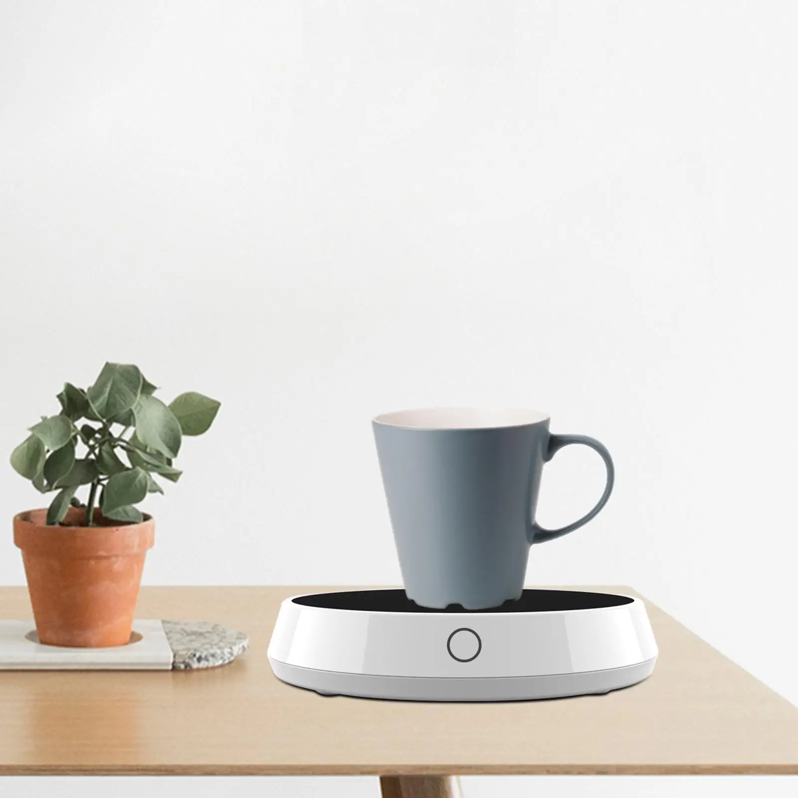 ที่รองแก้วอุ่นแก้ว USB สำหรับกาแฟร้อนสวิตช์อุ่นอัตโนมัติ