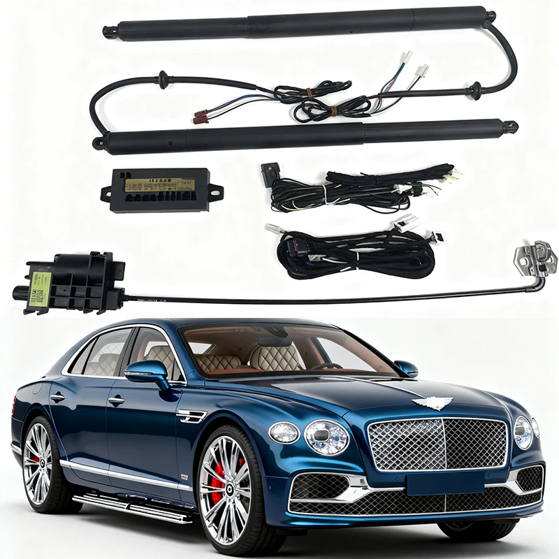 

Электрическая задняя дверь подходит для Bentley Flying Spur Hybrid 2022. Интеллектуальная электрическая задняя дверь, электропривод, легко открывается.