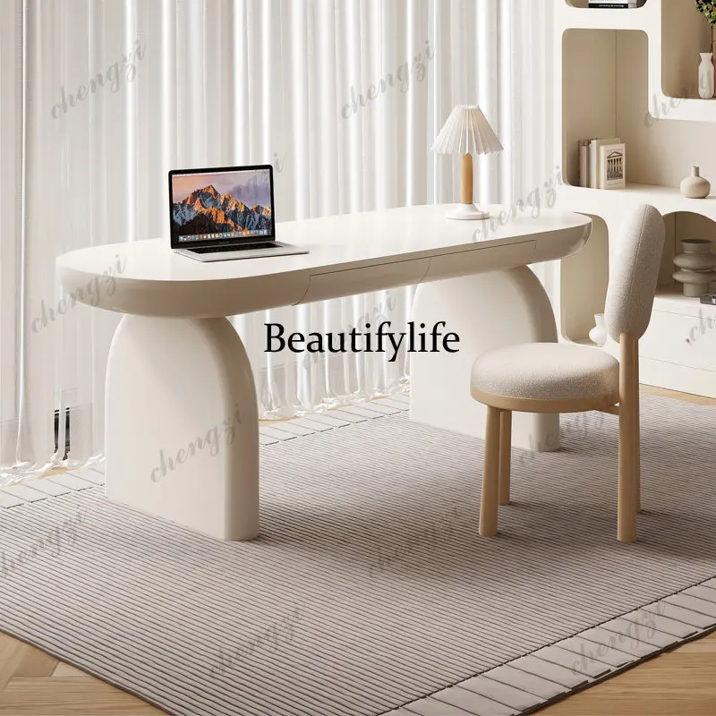 

French style, desk solid wood home bedroom girls, premium computer desk