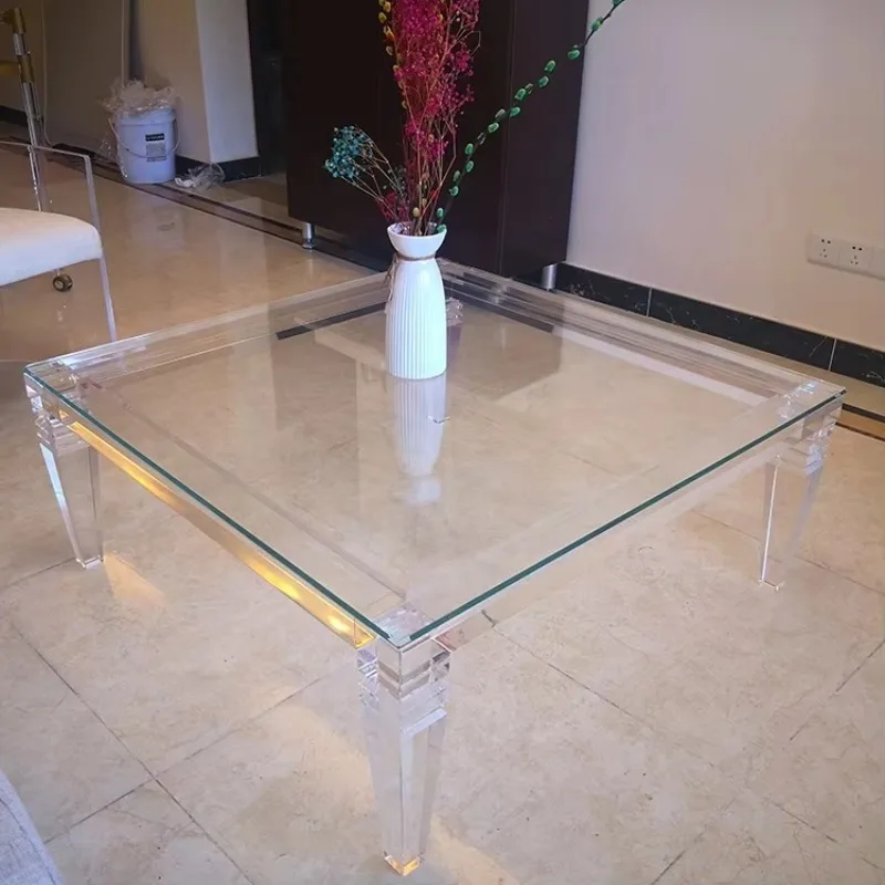 

Hall table, transparent home furniture, coffee table