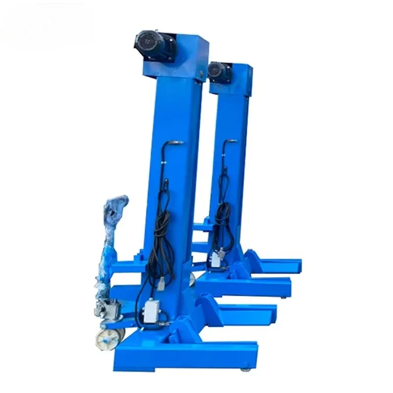 Commercial, heavy duty four-column mobile column lift with hydraulic jack, tightening design