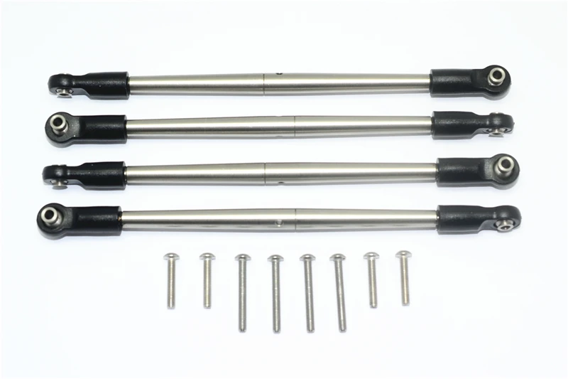 GPM Stainless Steel 304 Front+Rear Turnbuckle For Steering For TRAXXAS E-REVO,E-REVO 2.0