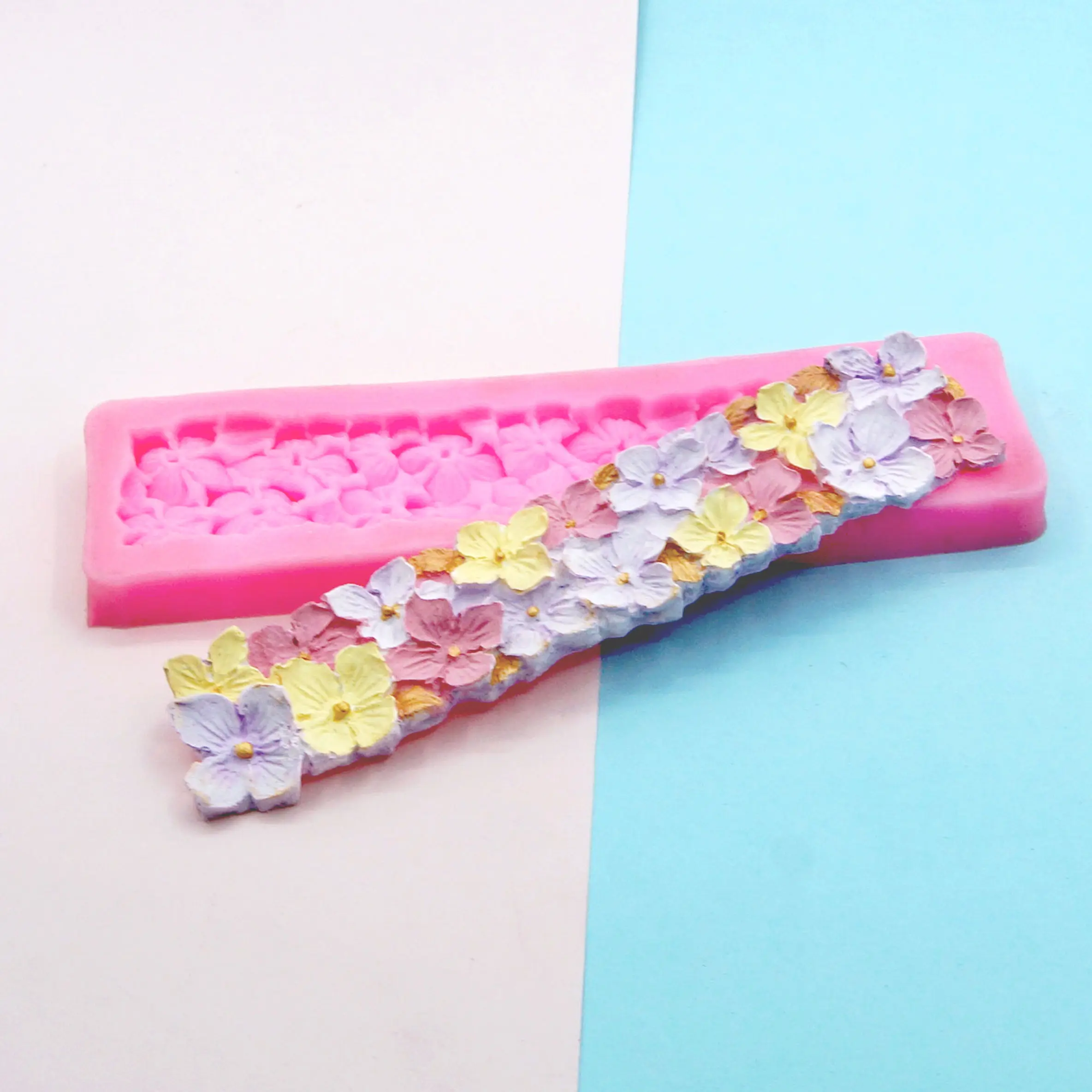 

3D Flower Cake Silicone Molds Fondant Craft Candy Chocolate Sugarcraft Ice Pastry Baking Tool Resin Clay Resin Candle Decoration