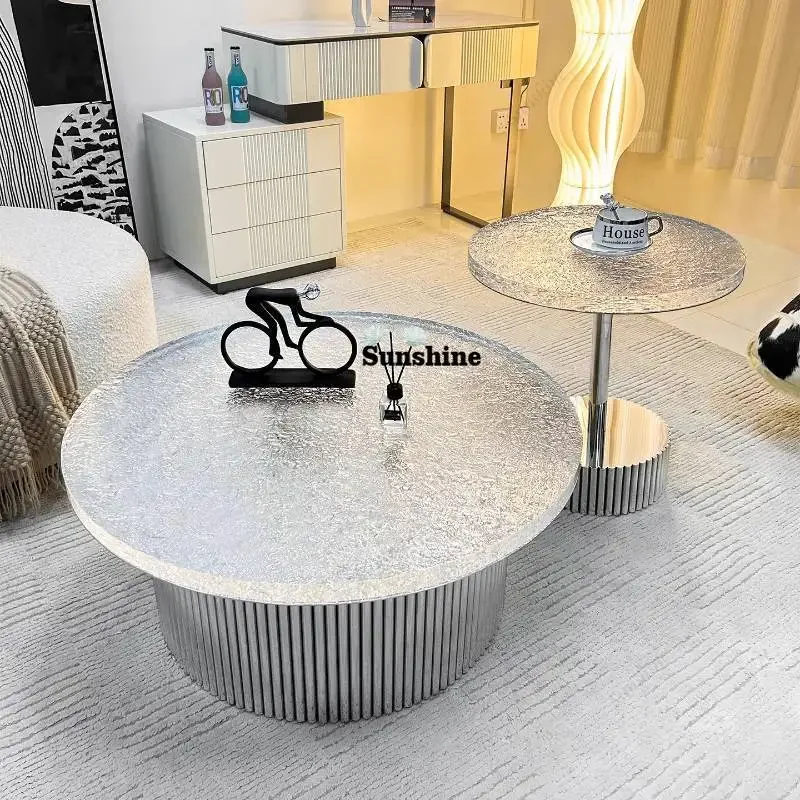 

Classic Round Coffee Tables Glass Top Design Low Japanese Coffee Tables Living Room Luxury Mesa De Centro Sala Furniture HomeY