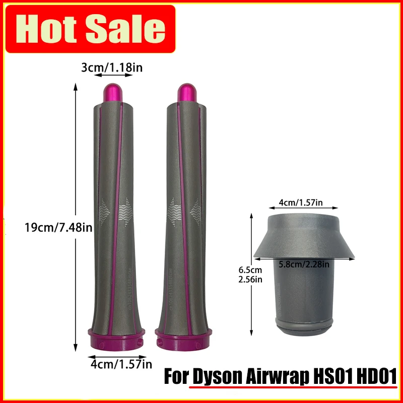 Herramienta para rizar el cabello para Dyson Airwrap HS01 HS05 HD01 HD02 HD03 HD08 conector adaptador Styler accesorios secador de pelo rizador