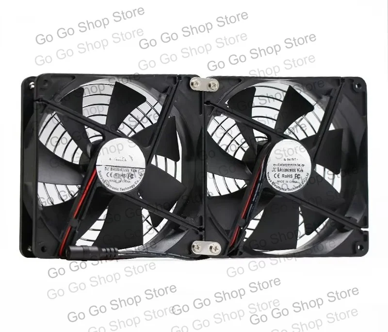 Ventilation Ventilation Cooling Fan Rack 220V Speed Regulation 14CM Large Air Volume Cabinet Router Plant Rack Indoor