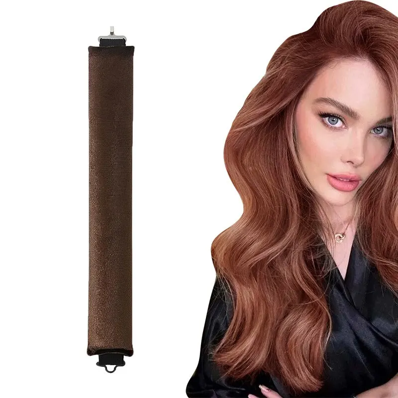 Heatless Hair Curlers Curling Rod Headband No Heat Hair Rollers Lazy Curls with Hook Sleeping Soft Flexi Rod Hair Styling Tools