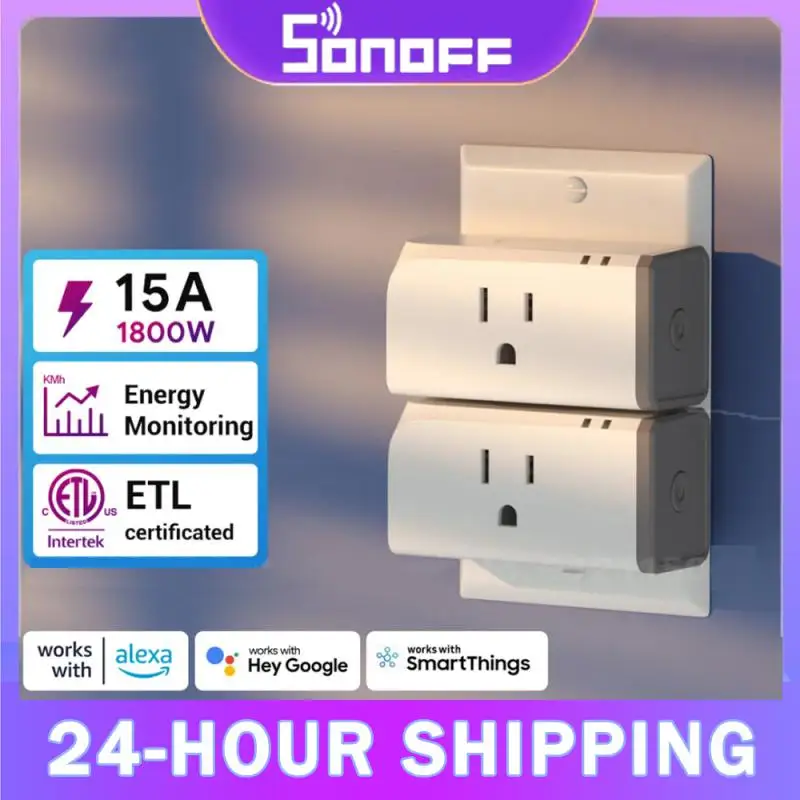 

SONOFF S31 / S31 Lite 16A Wireless WIFI Smart US Switch Socket Timer Home Remote Voice Control Via Alexa Google Home eWelink