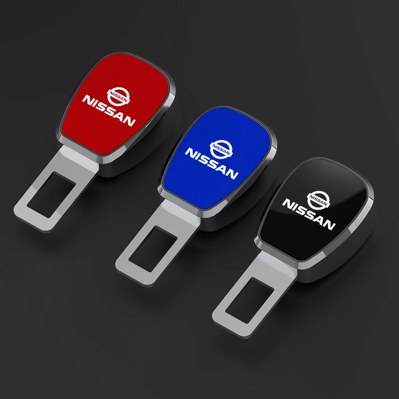 Car Seat Belt Clip Extender Metal Badge Lock Buckle For Nissan Qashqai Juke Pulsar Sentra Altima Patrol Micra Rogue Almera Versa
