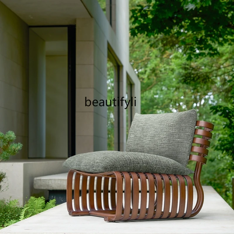 

Nordic Leisure Sofa Chair Designer Creative Homestay Hotel Clubhouse Model Room Lobby Reception Meeting Chair