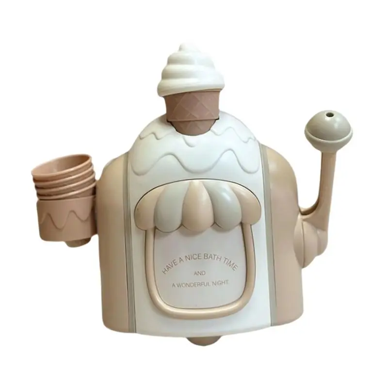 

Ice Cream Shaped Foaming Soap Dispenser Foamer For Shower Gel & Hand Soap For Bathroom & Kitchen Use A-AT30