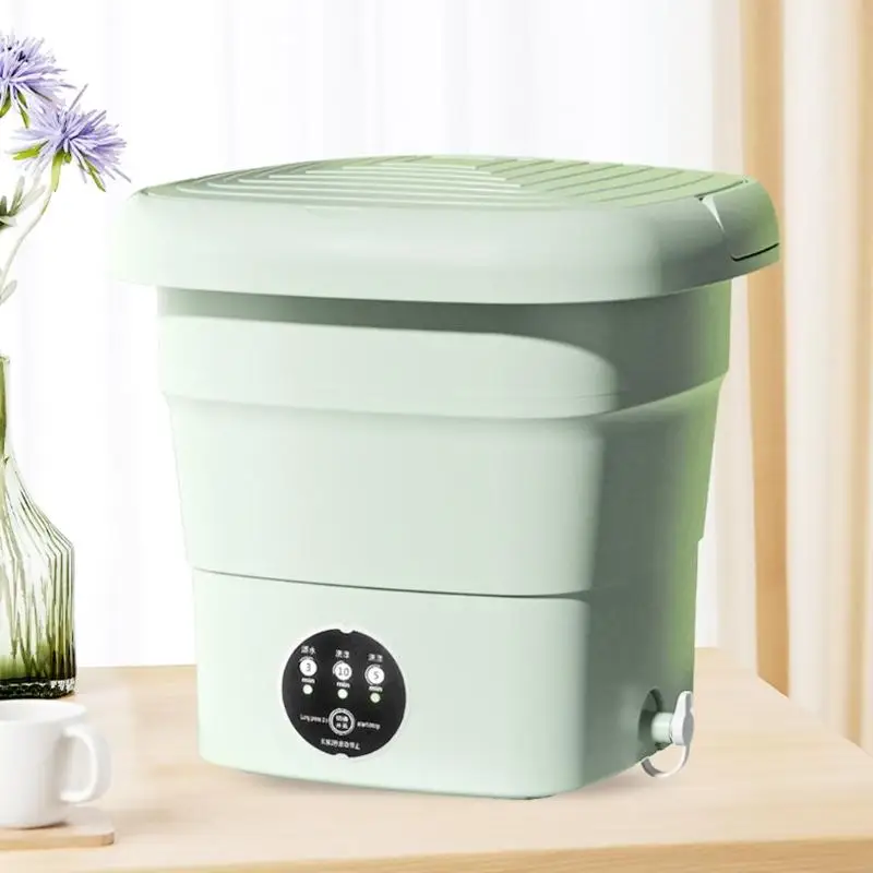 U0DE 소형 휴대용 세탁기 소형 접이식 세탁기 세정 기계