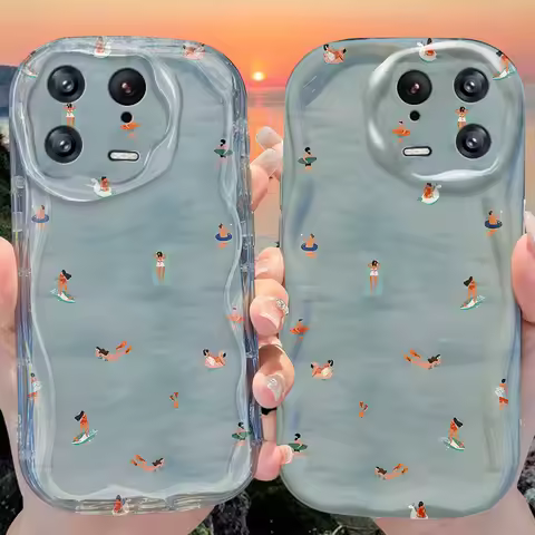 Oil Painting Case for Xiaomi Mi 15 14T 13 Lite 12 Pro 12S 12X 11i 5G POCO X7 X6 X5 X4 GT X3 NFC F6 F5 F3 M6 Plus Silicone Cover