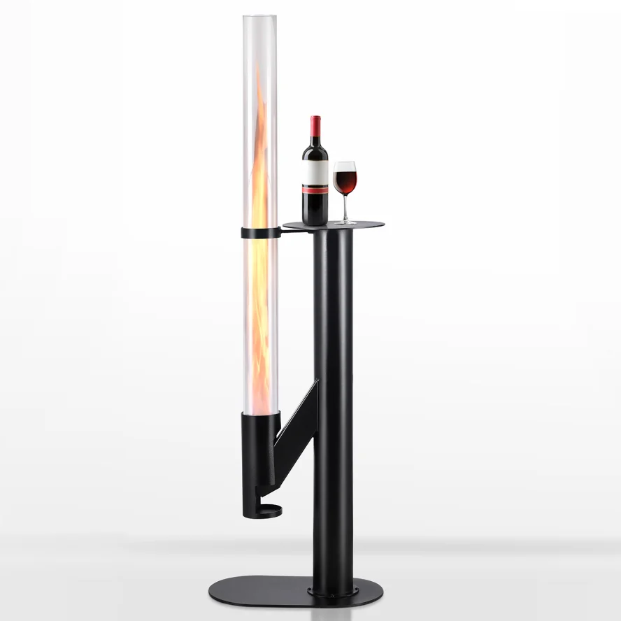 Tungku Pelet Roket Pemanas Pelet Pakan Otomatis Modern Halaman Luar Ruangan yang Baru Dirancang