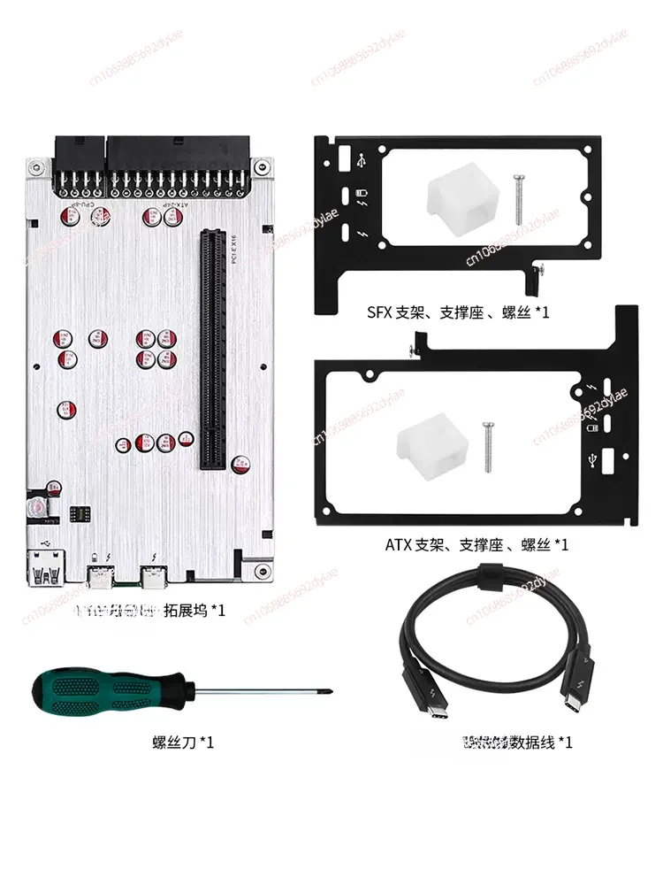 TH3P4G3-TH3P4G3 Mini GPU Dock Graphics Card Dock External Graphics Compatible PD 60W 40Gbps DC/ATX